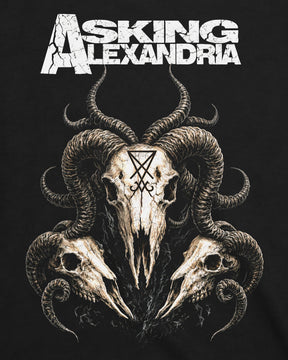 Camiseta Asking Alexandria – Horned Skulls