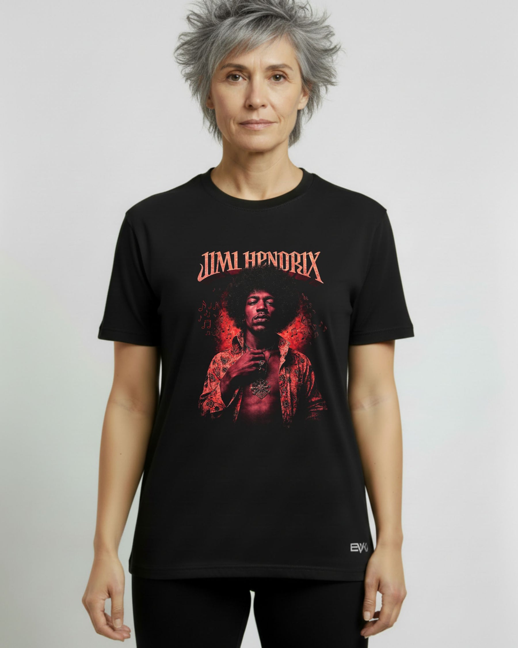 Camiseta Jimi Hendrix – Musical Notes