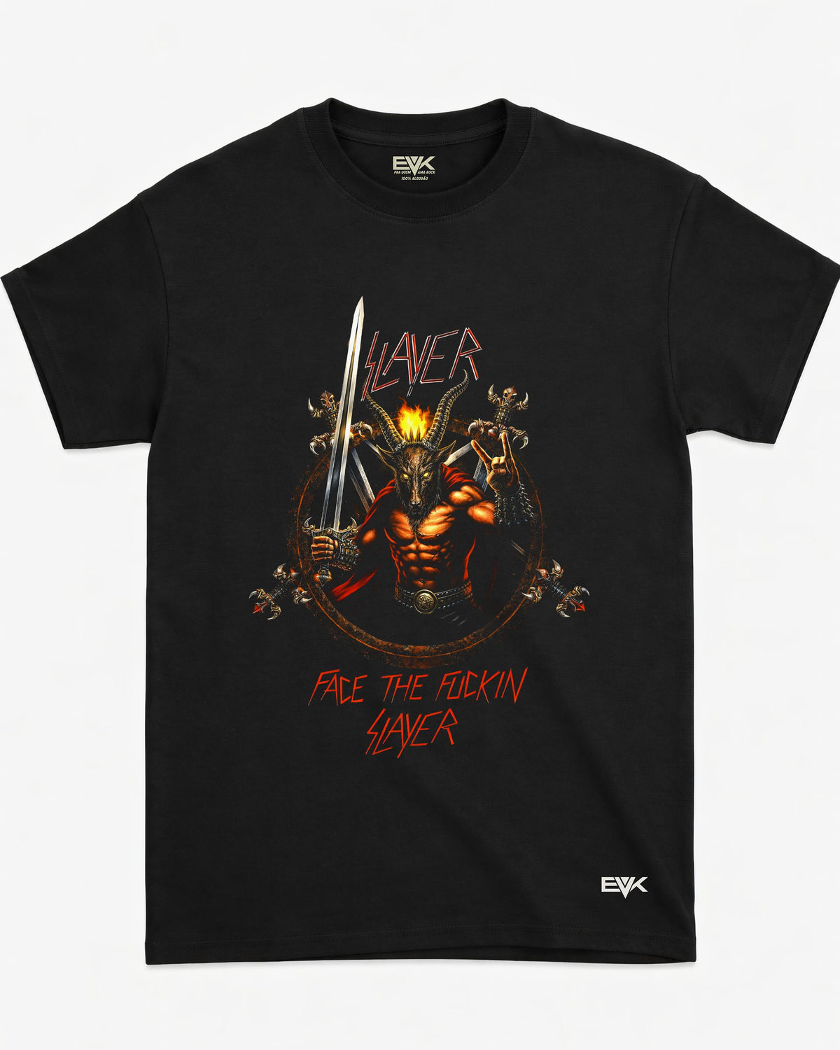 Camiseta Slayer – Face the Fucking Slayer