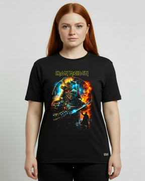 Camiseta Iron Maiden – Cyberpunk Samurai Eddie