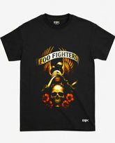 Camiseta Foo Fighters – Eagle Skull Hibiscus