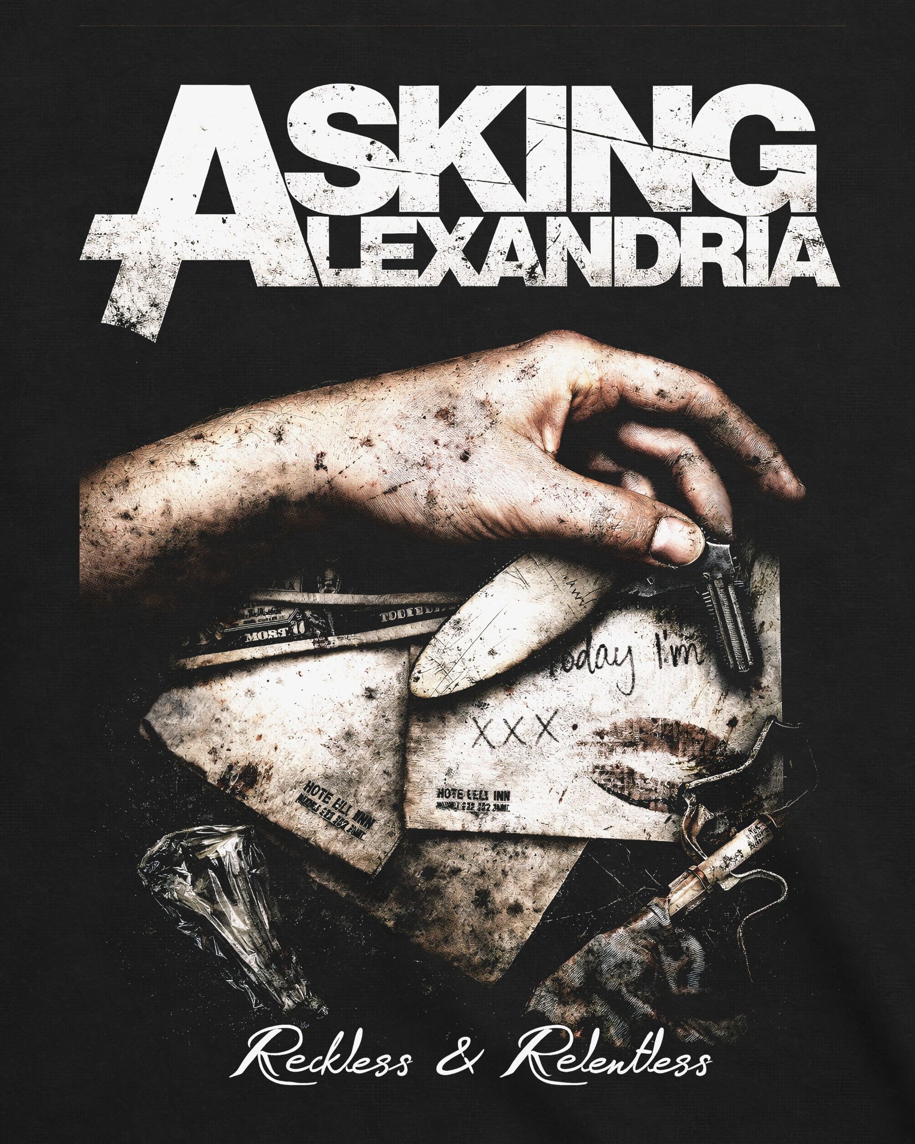 Camiseta Asking Alexandria – Reckless and Relentless