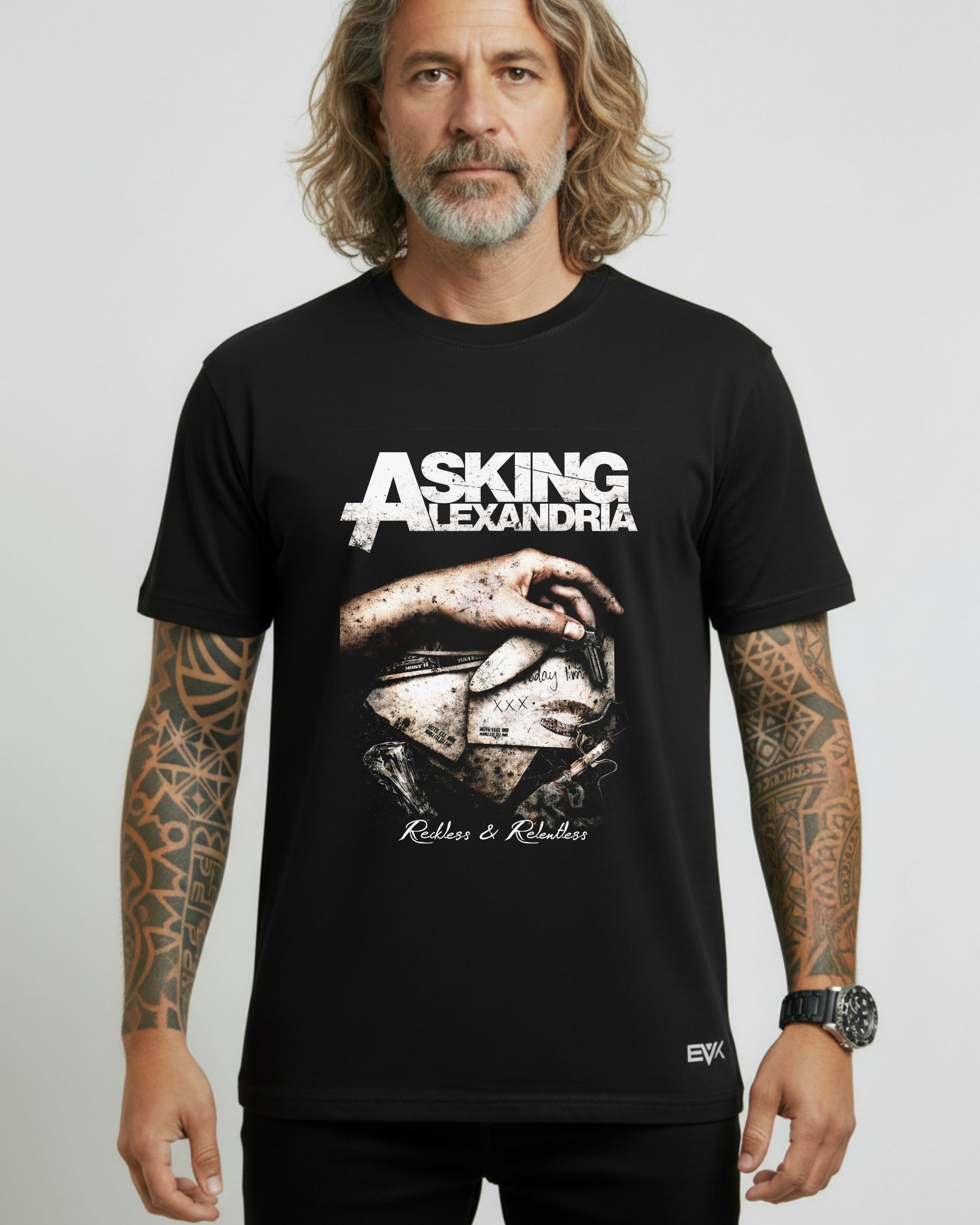 Camiseta Asking Alexandria – Reckless and Relentless