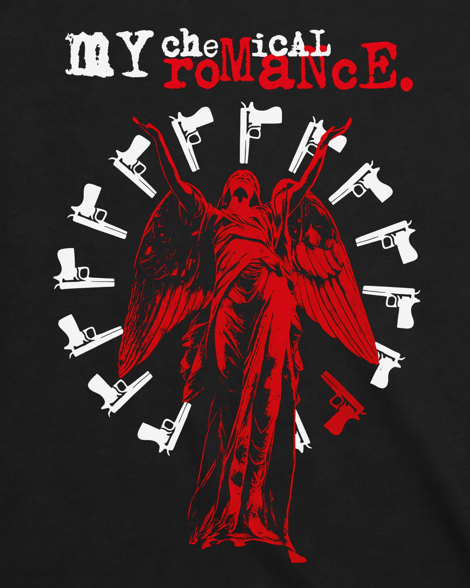 Camiseta My Chemical Romance – Angel and Guns