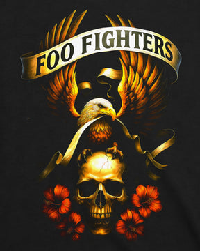 Camiseta Foo Fighters – Eagle Skull Hibiscus