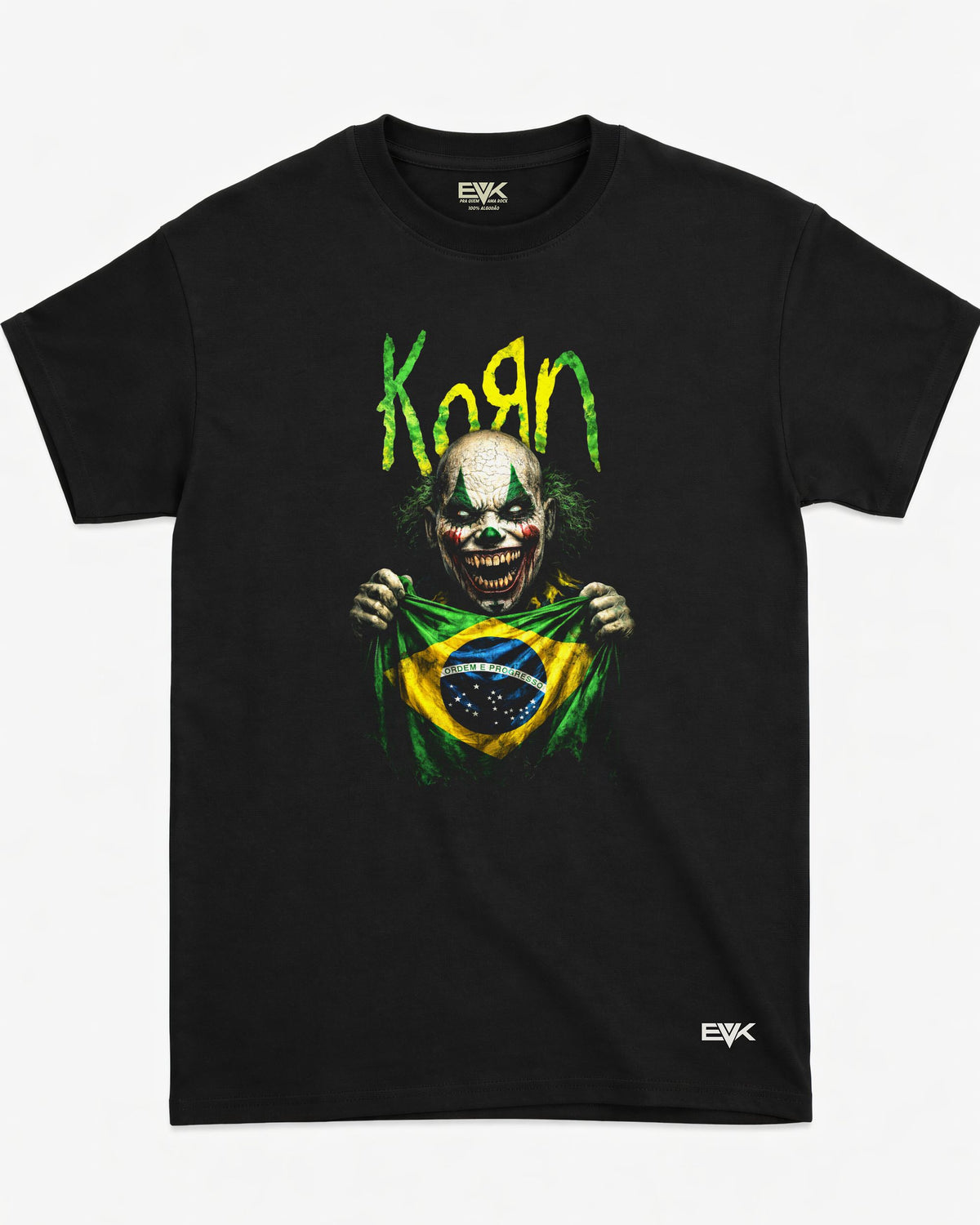 Camiseta Korn – Palhaço Brasileiro