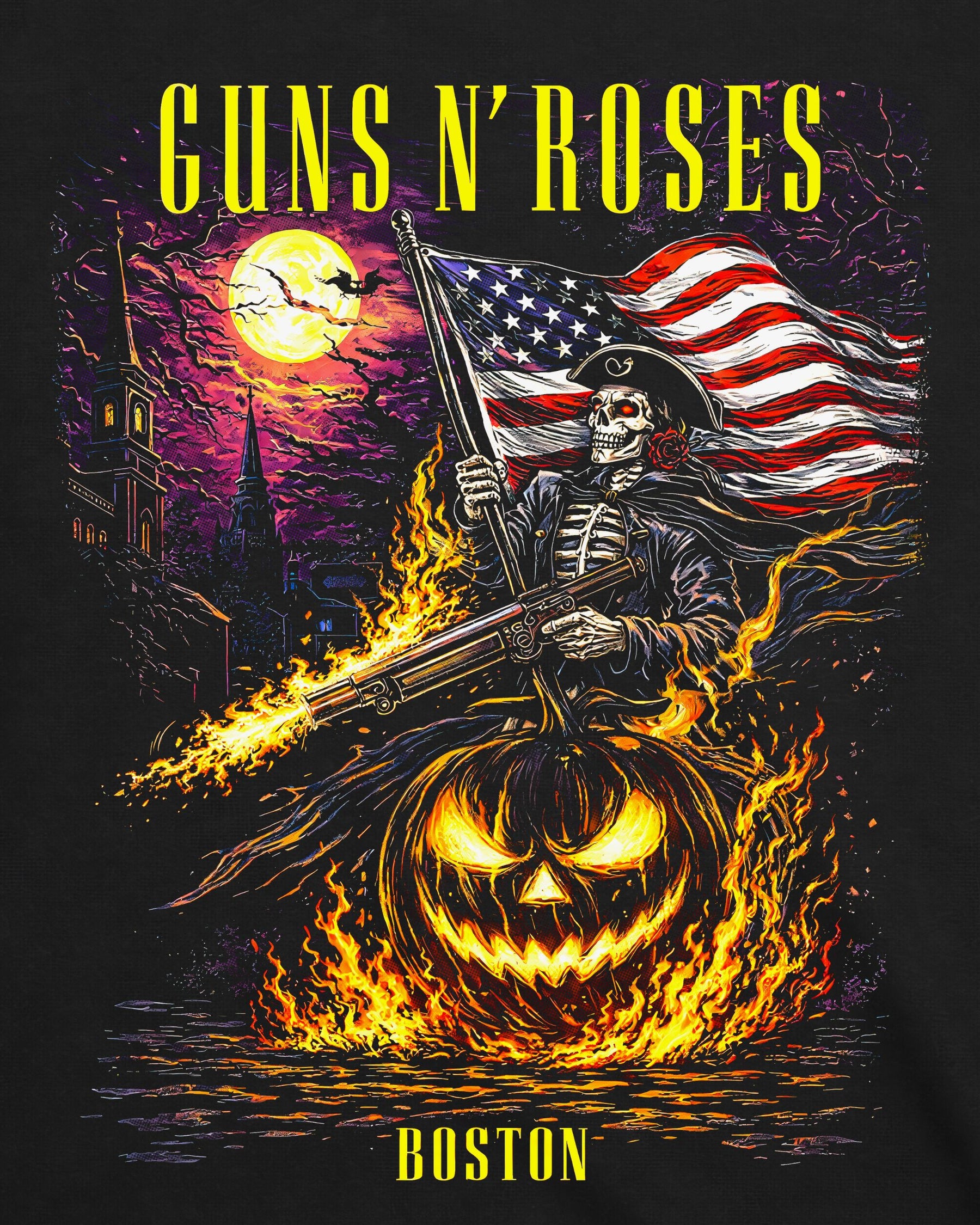 Camiseta Guns N’ Roses – Boston Tour