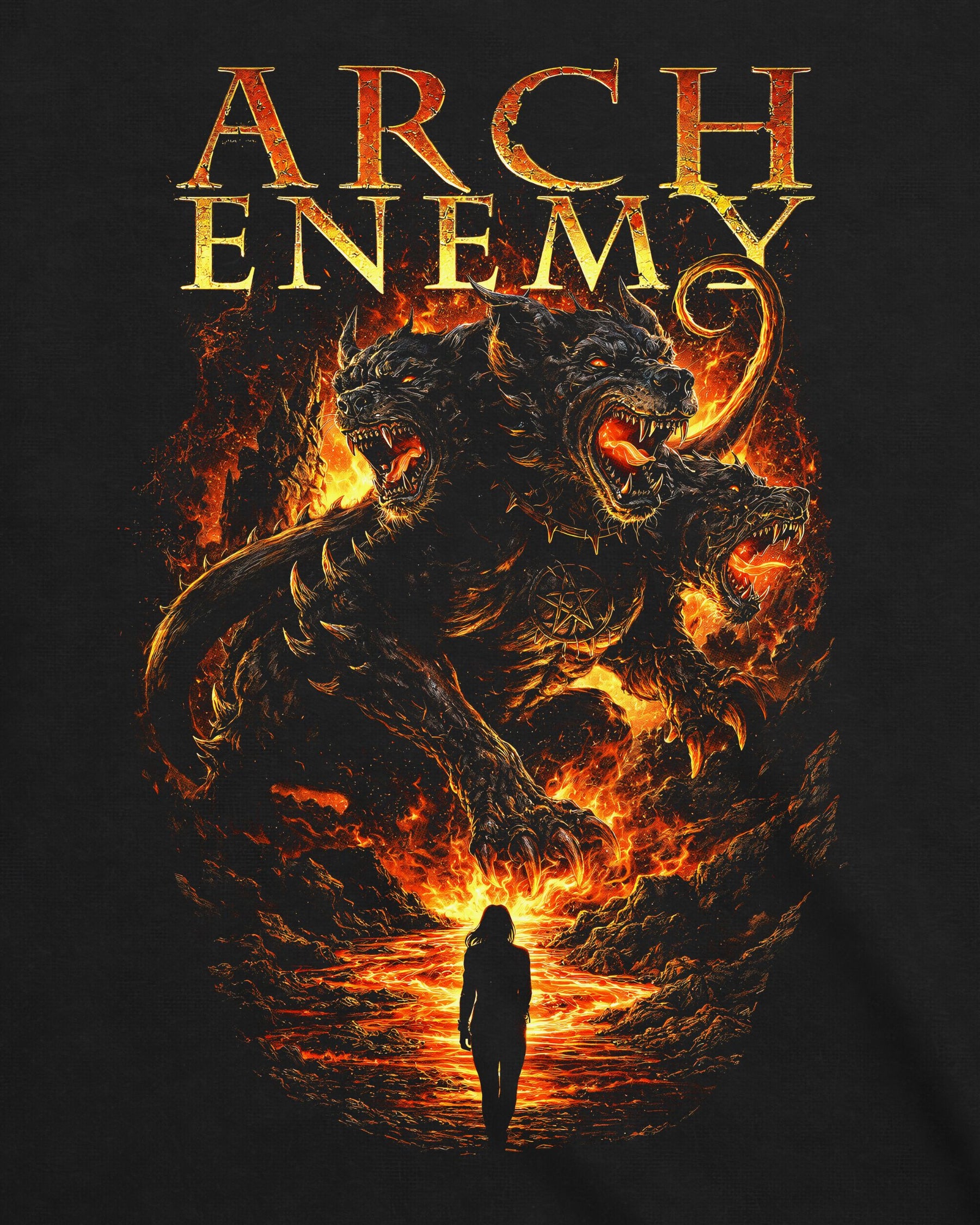Camiseta Arch Enemy – First Day in Hell