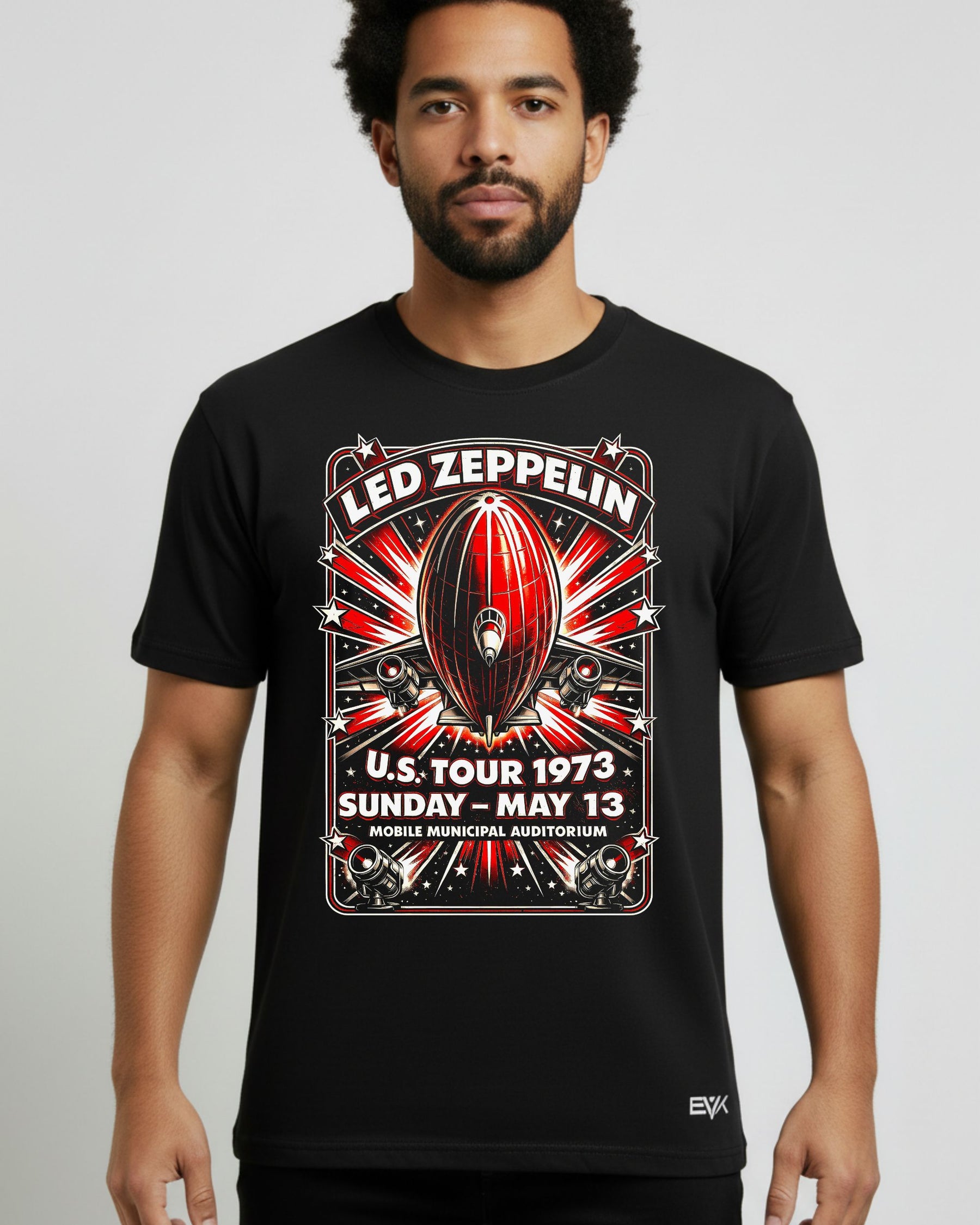 Camiseta Led Zeppelin – U.S. Tour 1973