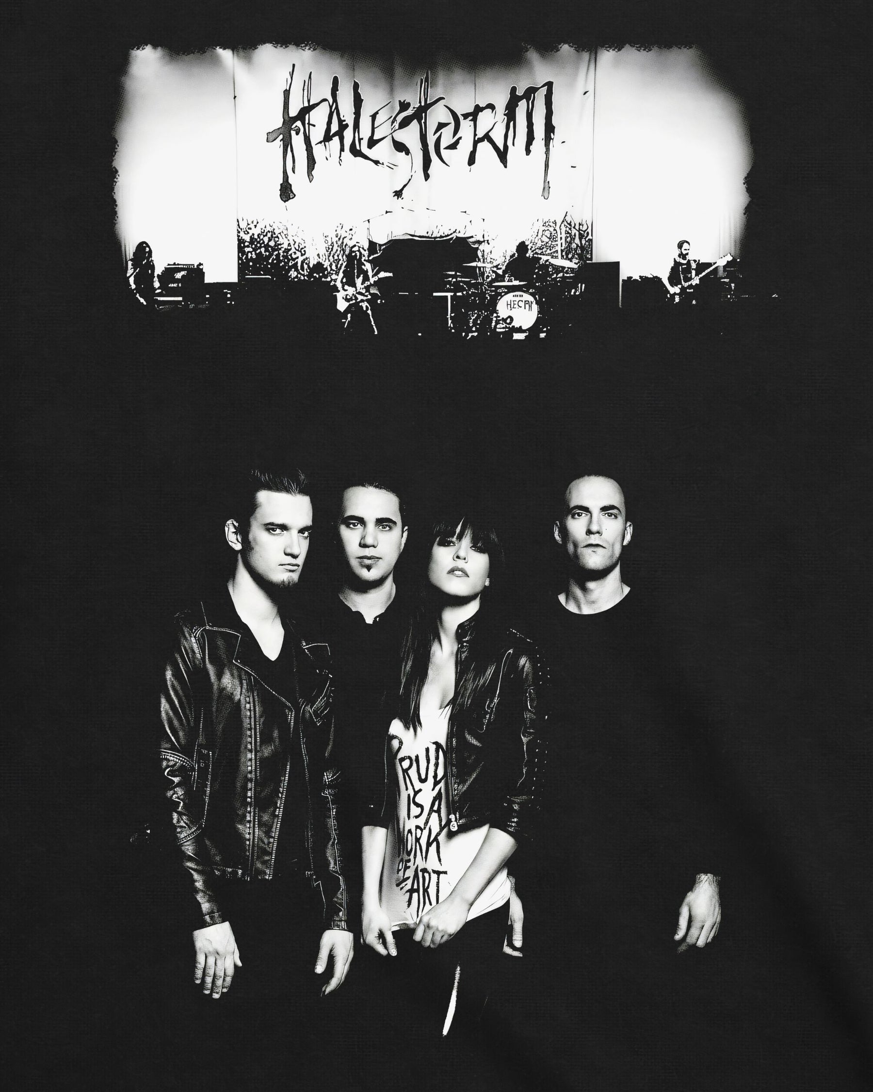 Camiseta Halestorm – Live Backdrop Edition