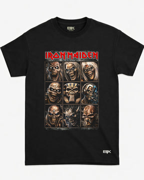 Camiseta Iron Maiden – Mosaico de Eddies