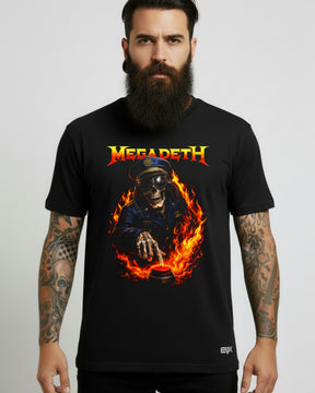 Camiseta Megadeth – The Man with the Button