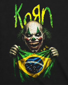 Camiseta Korn – Palhaço Brasileiro