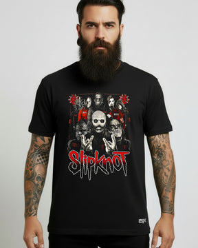 Camiseta Slipknot – Members and Masks