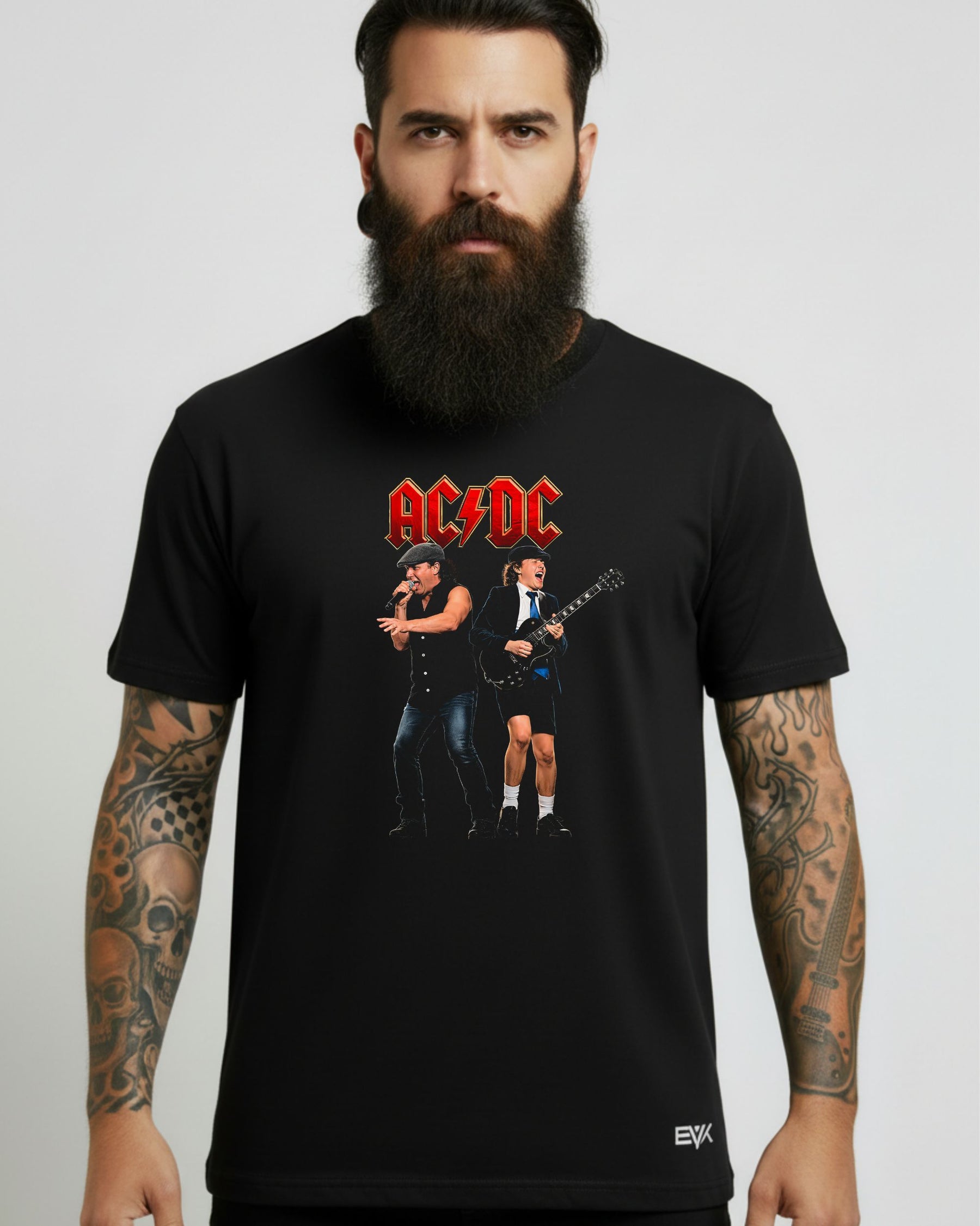 Camiseta AC/DC – Angus & Brian On Stage
