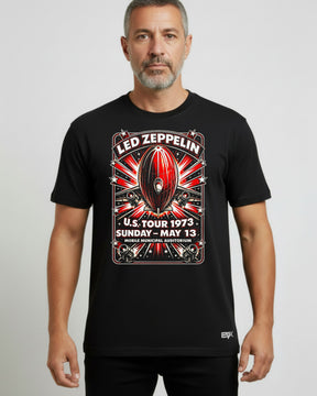 Camiseta Led Zeppelin – U.S. Tour 1973