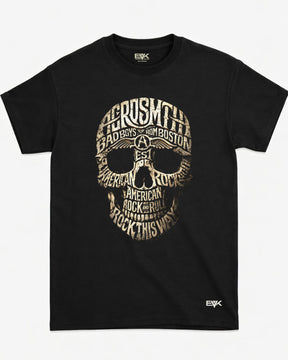 Camiseta Aerosmith – Rock Skull