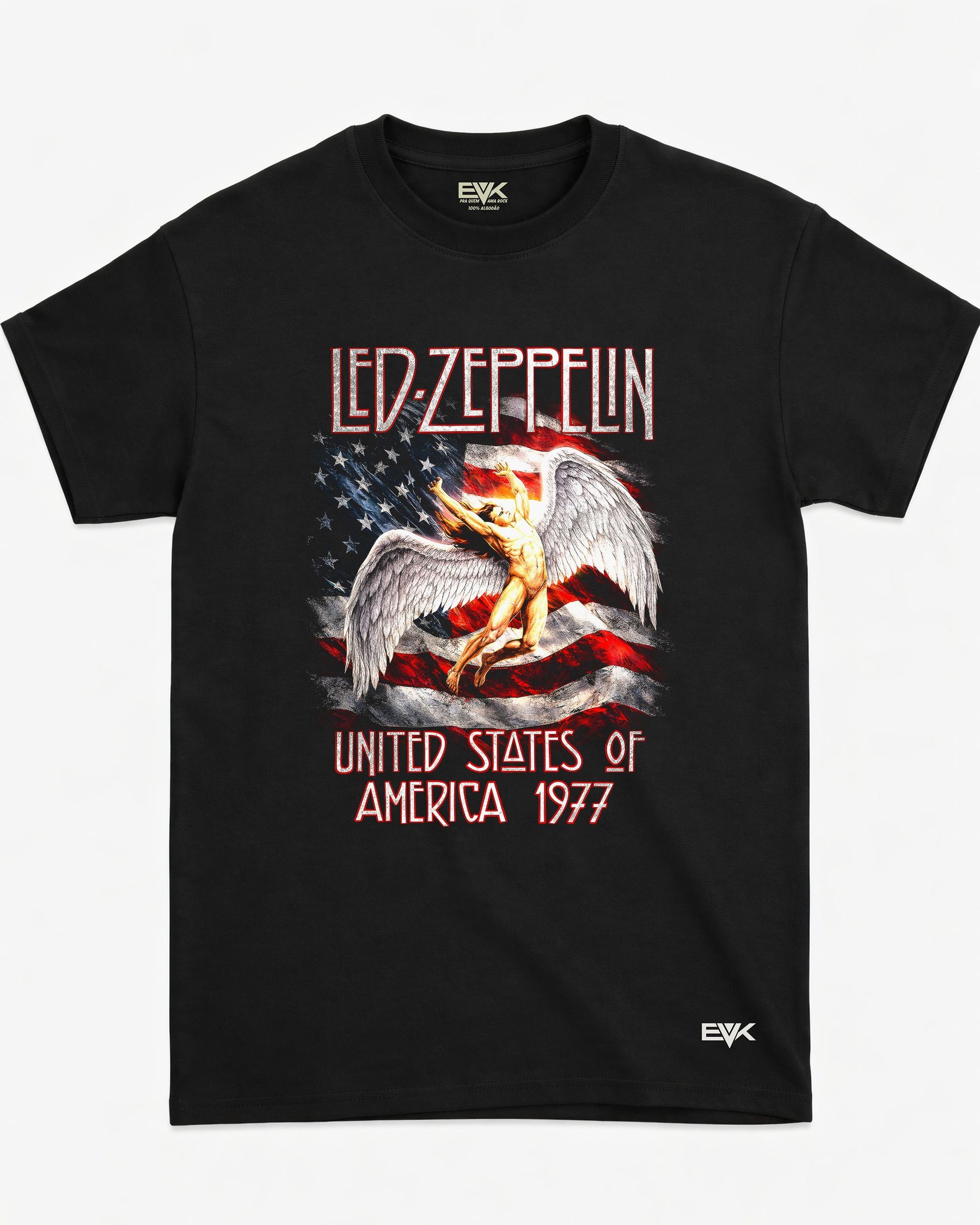 Camiseta Led Zeppelin – U.S. Tour Anjo Caído