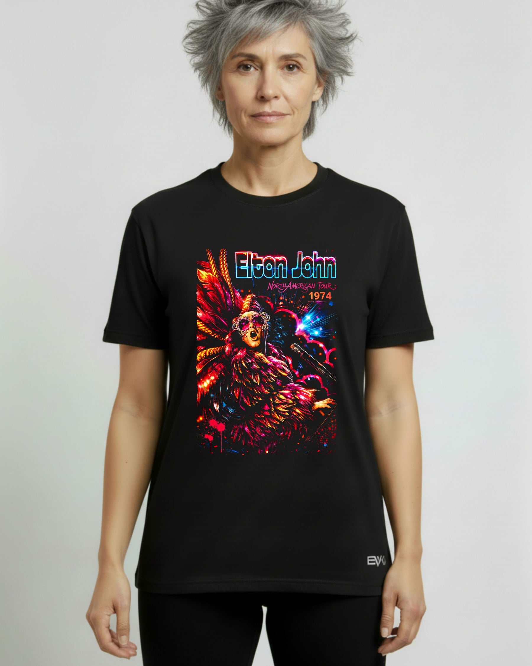 Camiseta Elton John – North American Tour 1974