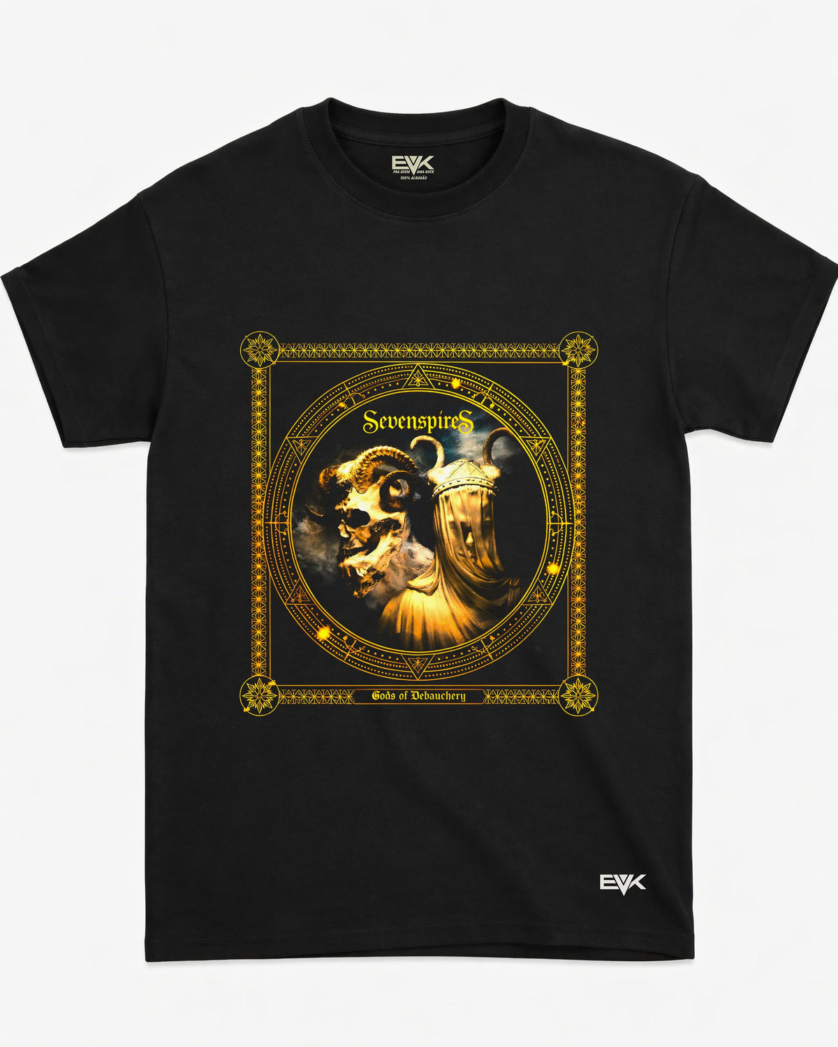 Camiseta Seven Spires – Gods of Debauchery