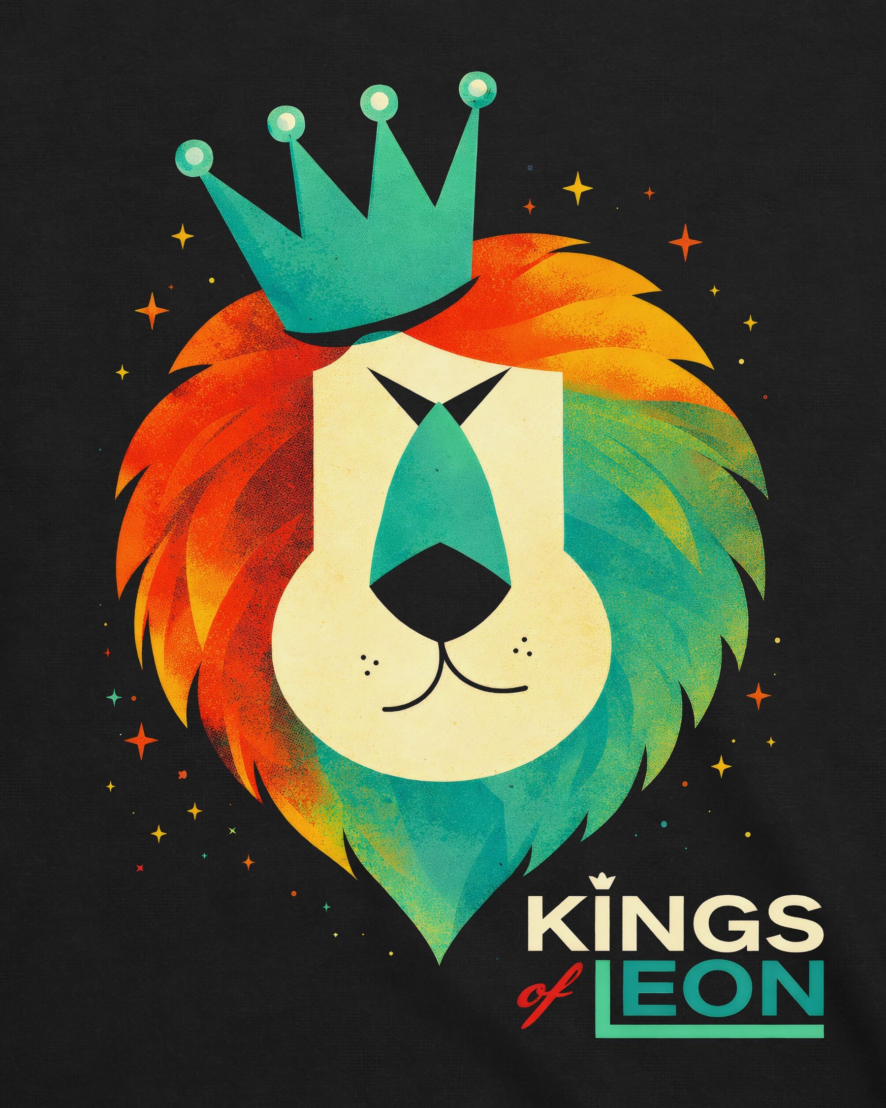 Camiseta Kings of Leon – Geometric Lion