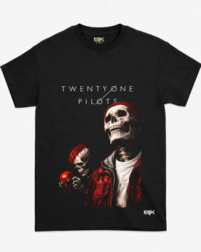 Camiseta Twenty One Pilots – Skull Art