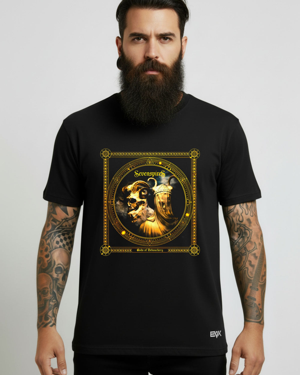 Camiseta Seven Spires – Gods of Debauchery