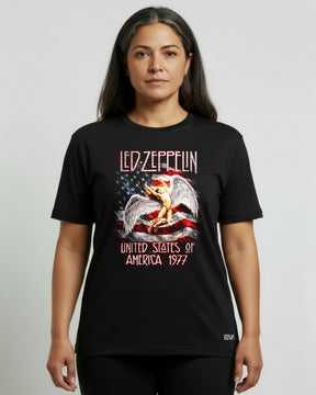Camiseta Led Zeppelin – U.S. Tour Anjo Caído