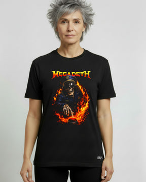 Camiseta Megadeth – The Man with the Button
