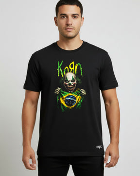 Camiseta Korn – Palhaço Brasileiro
