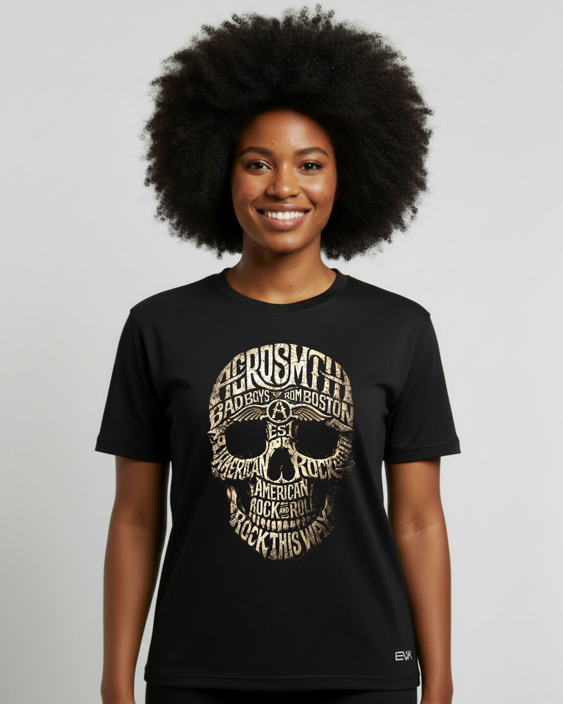 Camiseta Aerosmith – Rock Skull