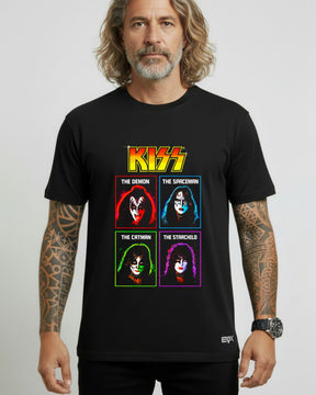 Camiseta Kiss – Signature Faces