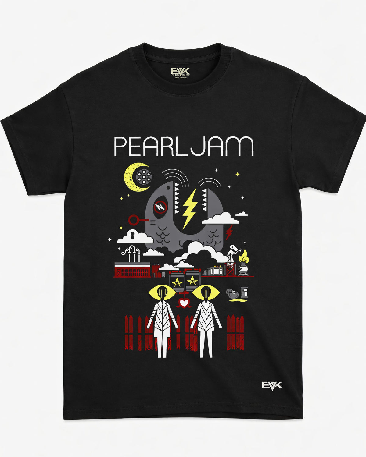 Camiseta Pearl Jam – Lightning Bolt