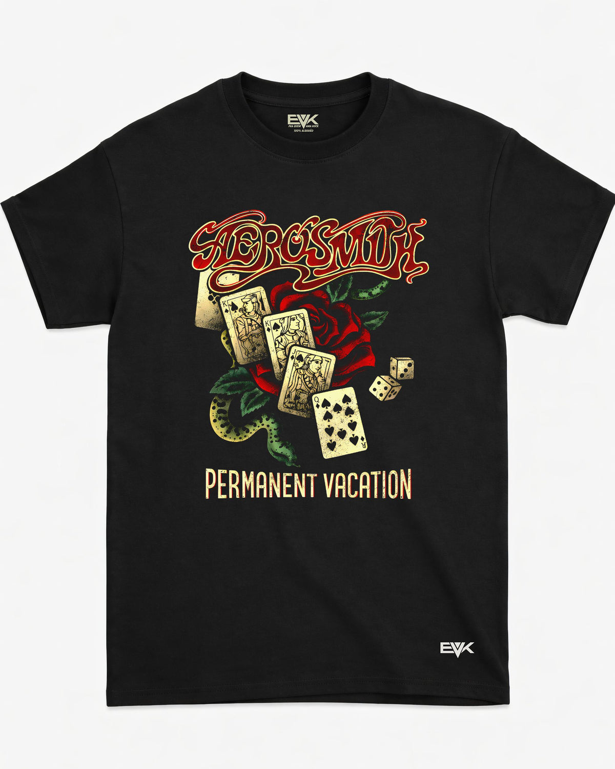 Camiseta Aerosmith – Permanent Vacation – Cards