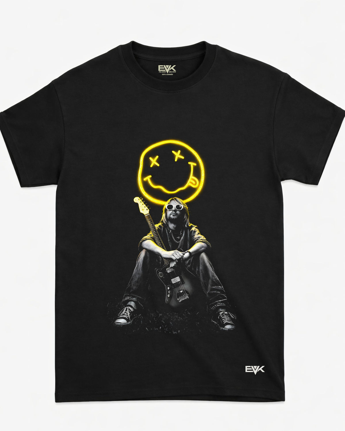 Camiseta Nirvana – Smile Kurt Face