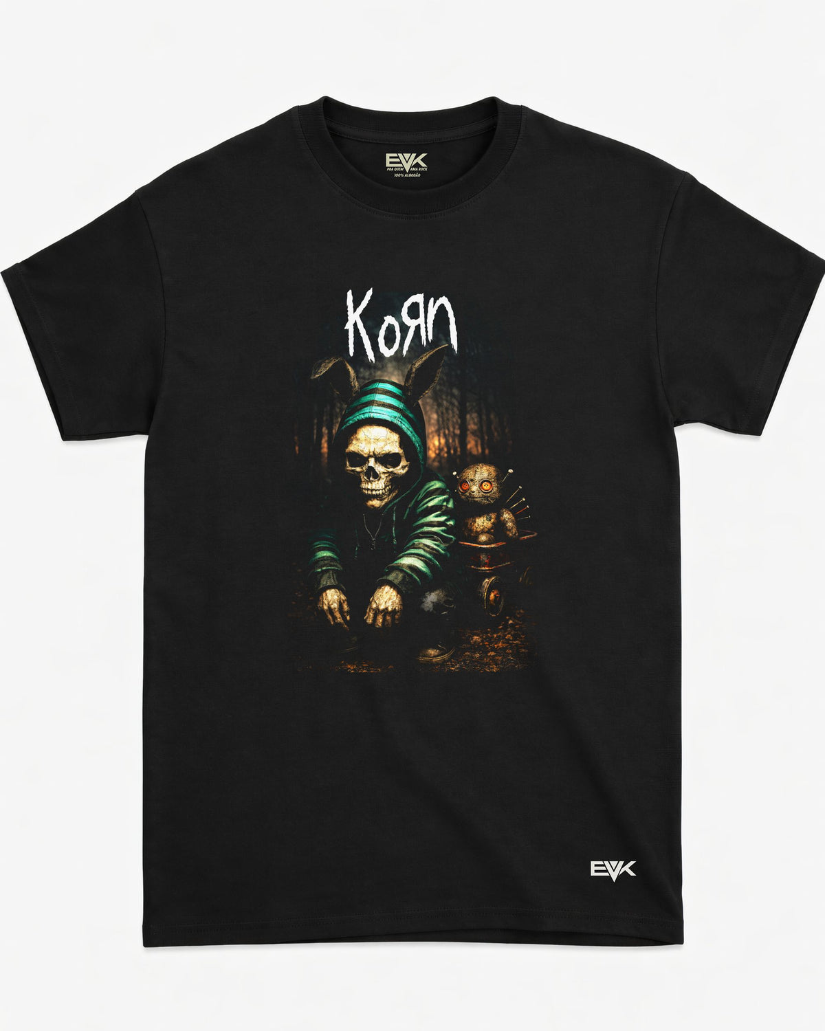 Camiseta Korn – Issues Skull Voodoo