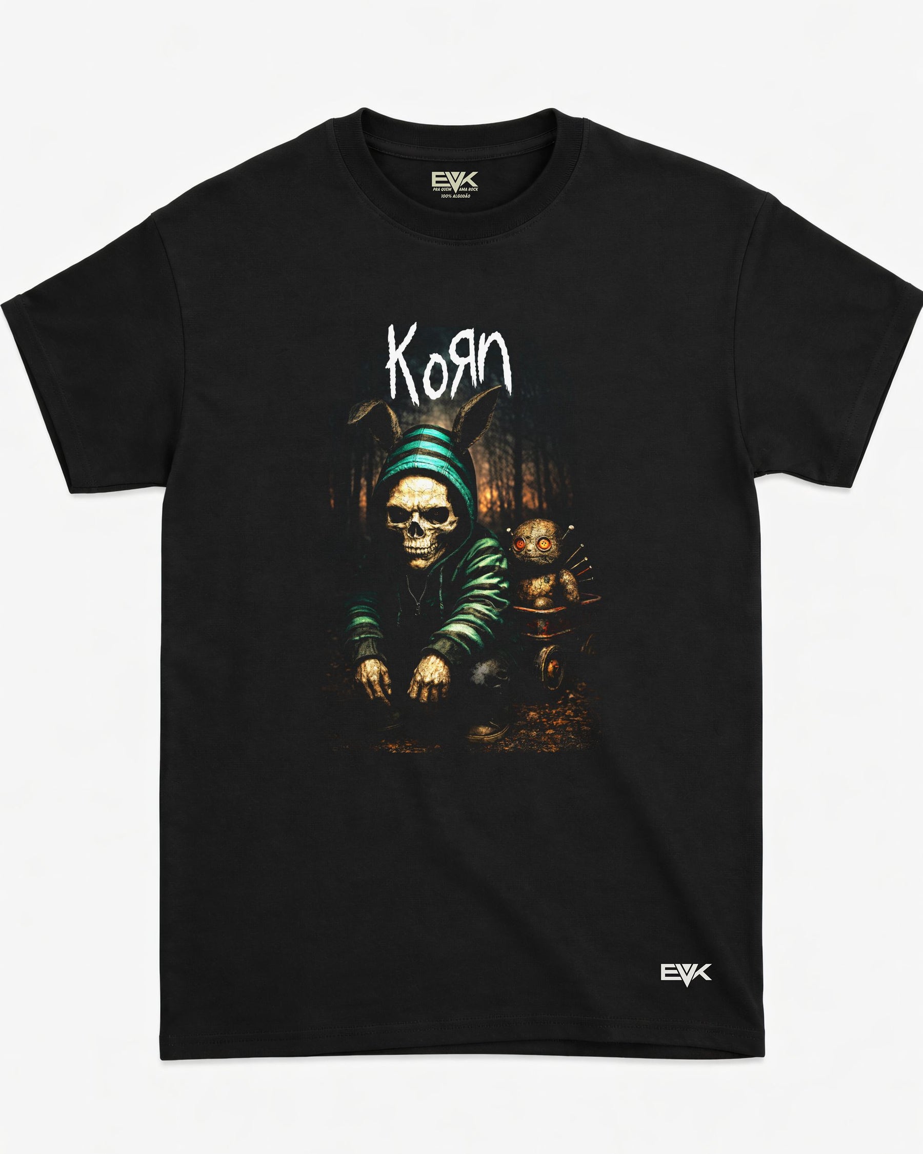 Camiseta Korn – Issues Skull Voodoo
