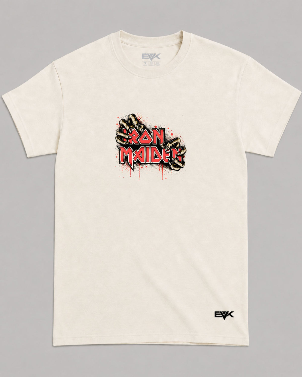 Camiseta Off-White Iron Maiden – Minimal Hand Logo