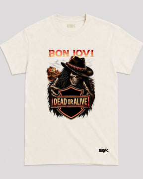 Camiseta Off-White Bon Jovi – Dead or Alive