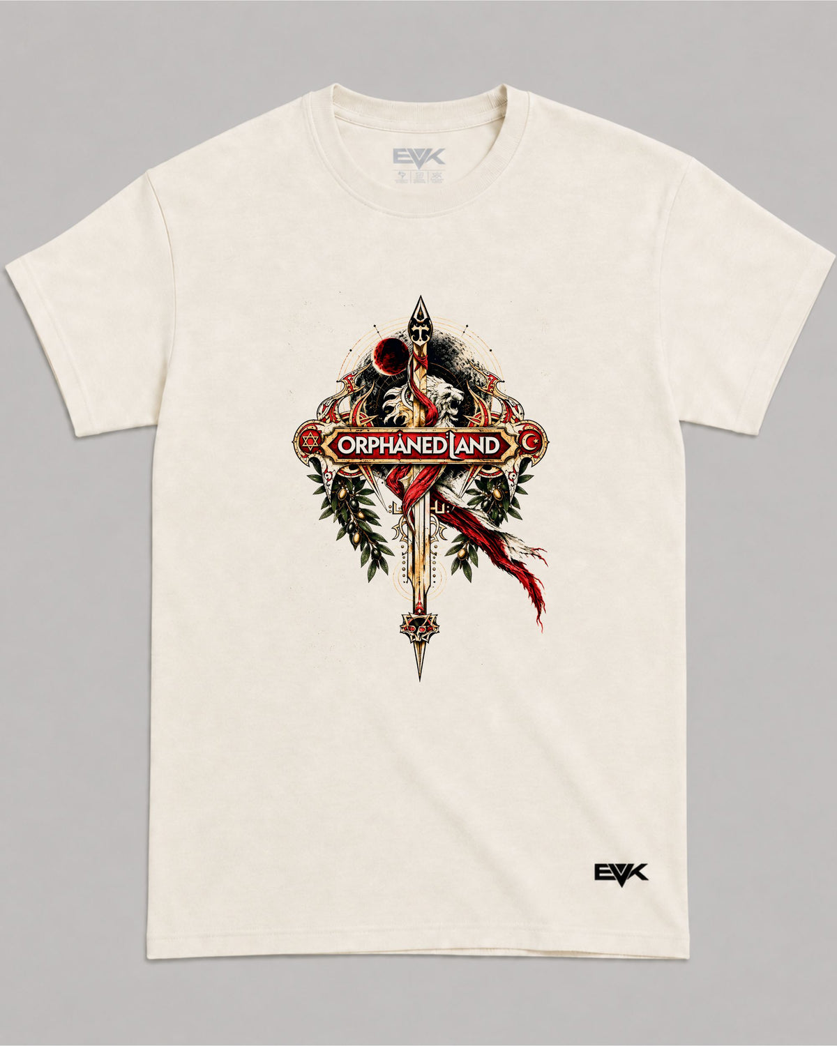 Camiseta Off-White Orphaned Land – Sacred Blade Artwork