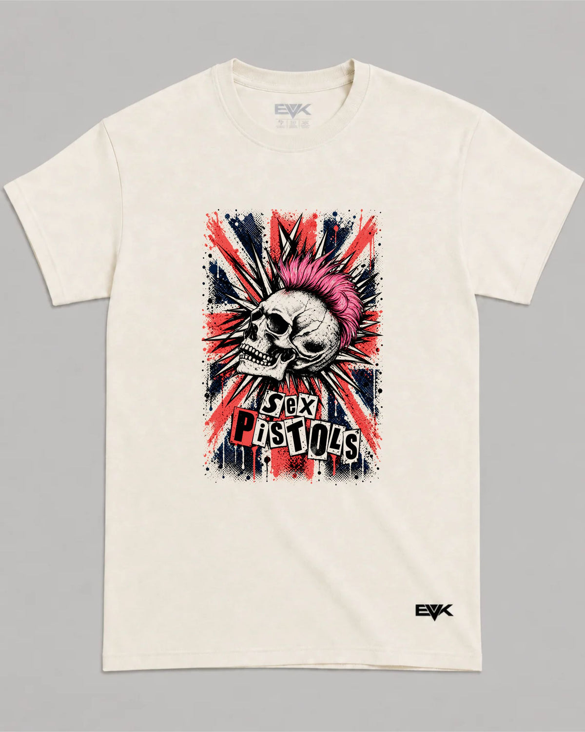 Camiseta Off-White Sex Pistols – Punk Skull Flag