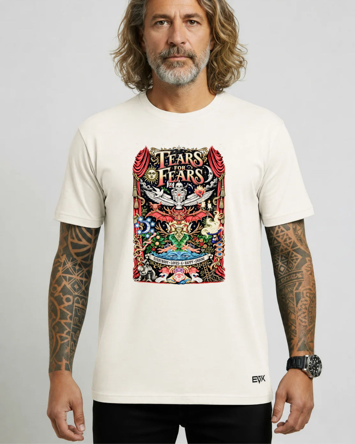 Camiseta Off-White Tears for Fears – Everybody Loves a Happy Ending