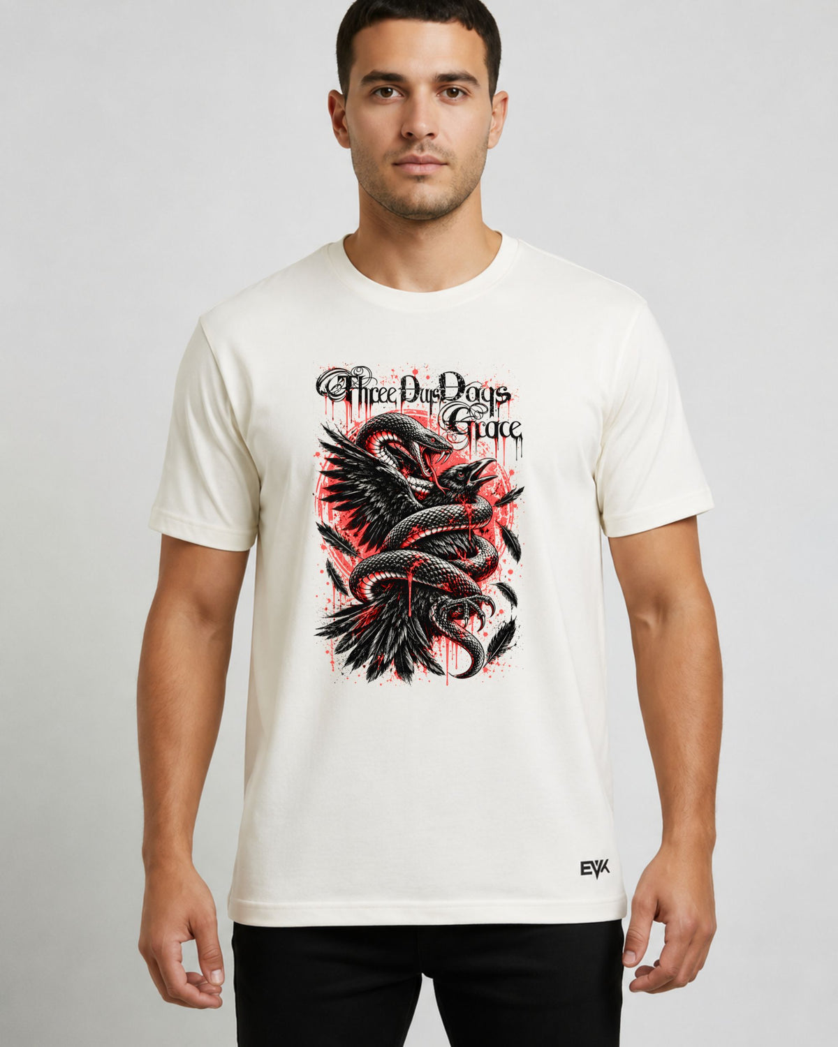 Camiseta Off-White Three Days Grace – Animal I Have Become