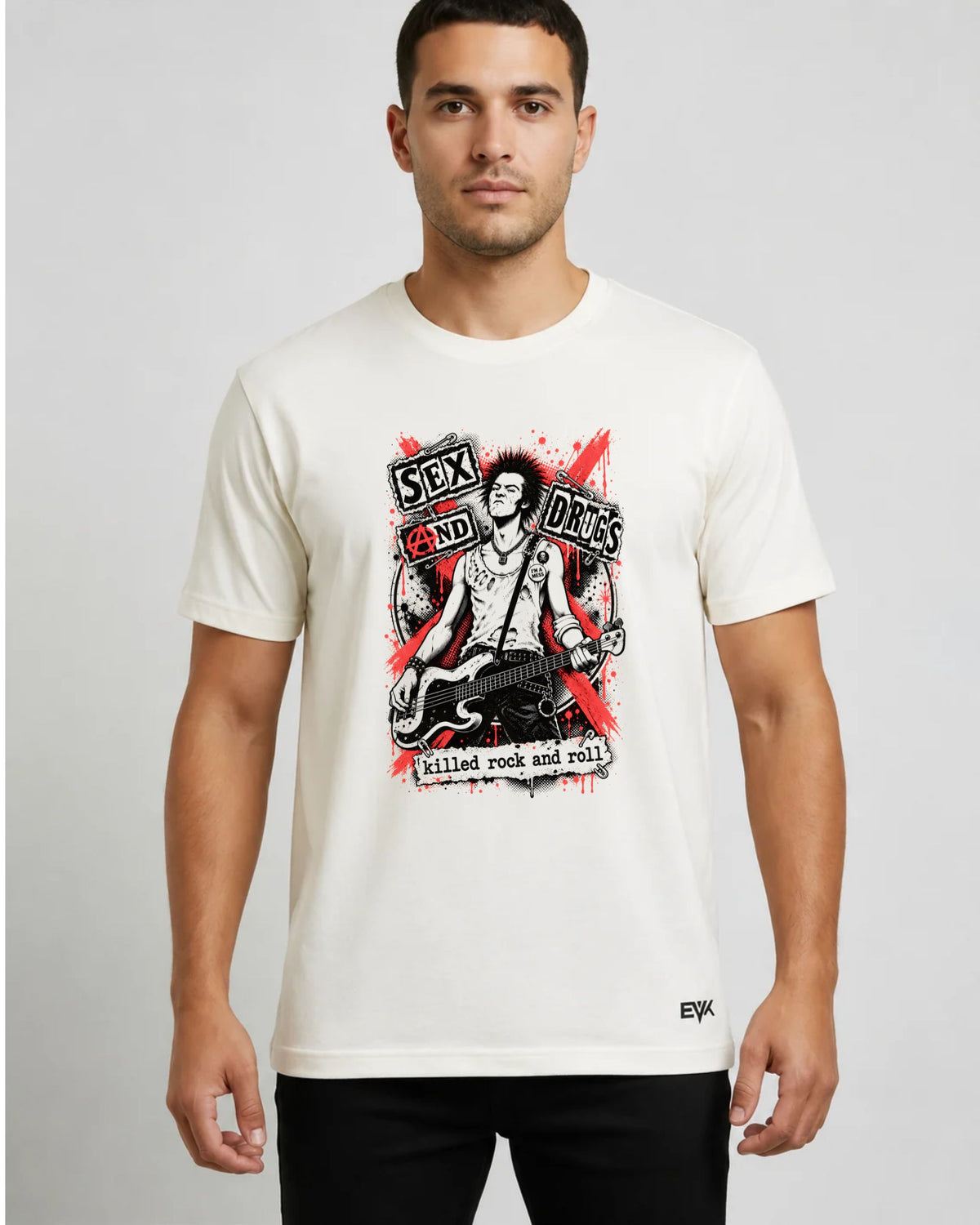 Camiseta Off-White Sex Pistols – Killed Rock and Roll