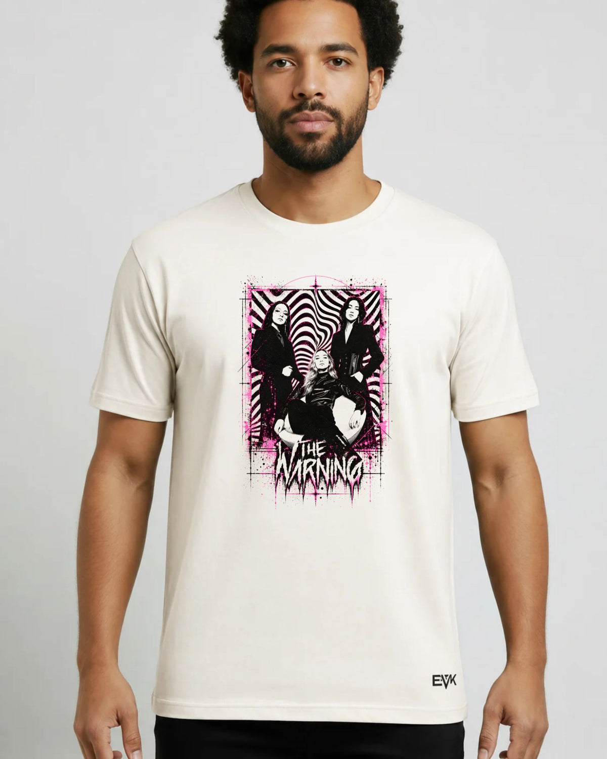 Camiseta Off-White The Warning – Vortex Sisters