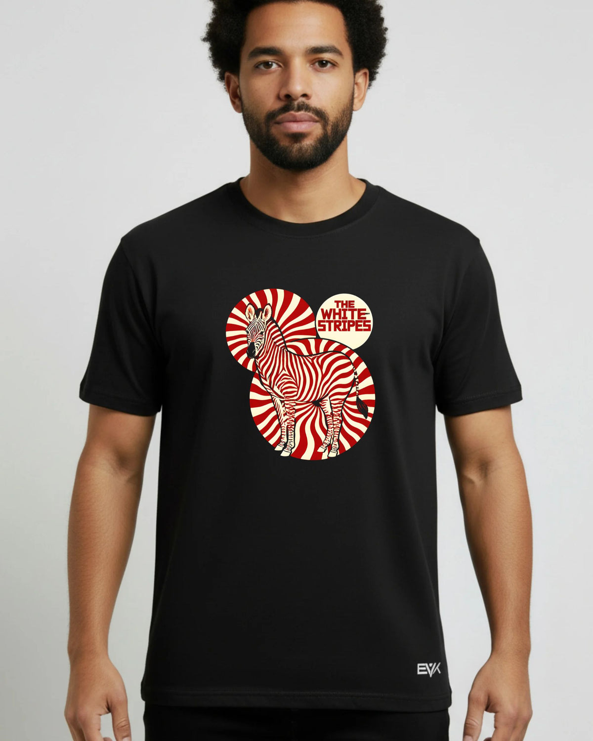 Camiseta The White Stripes – Vortex Zebra Illustration