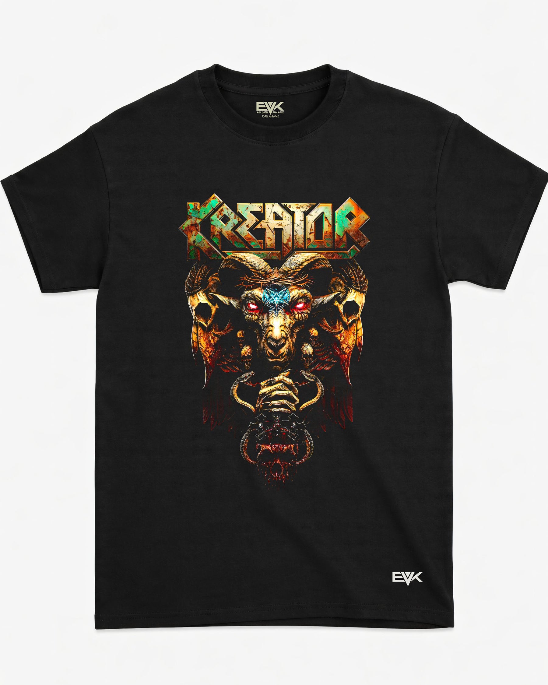 Camiseta Kreator – Baphomet Occult