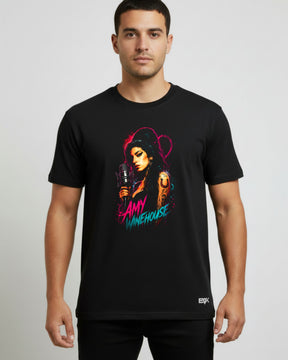Camiseta Amy Winehouse – The Icon and Jazz