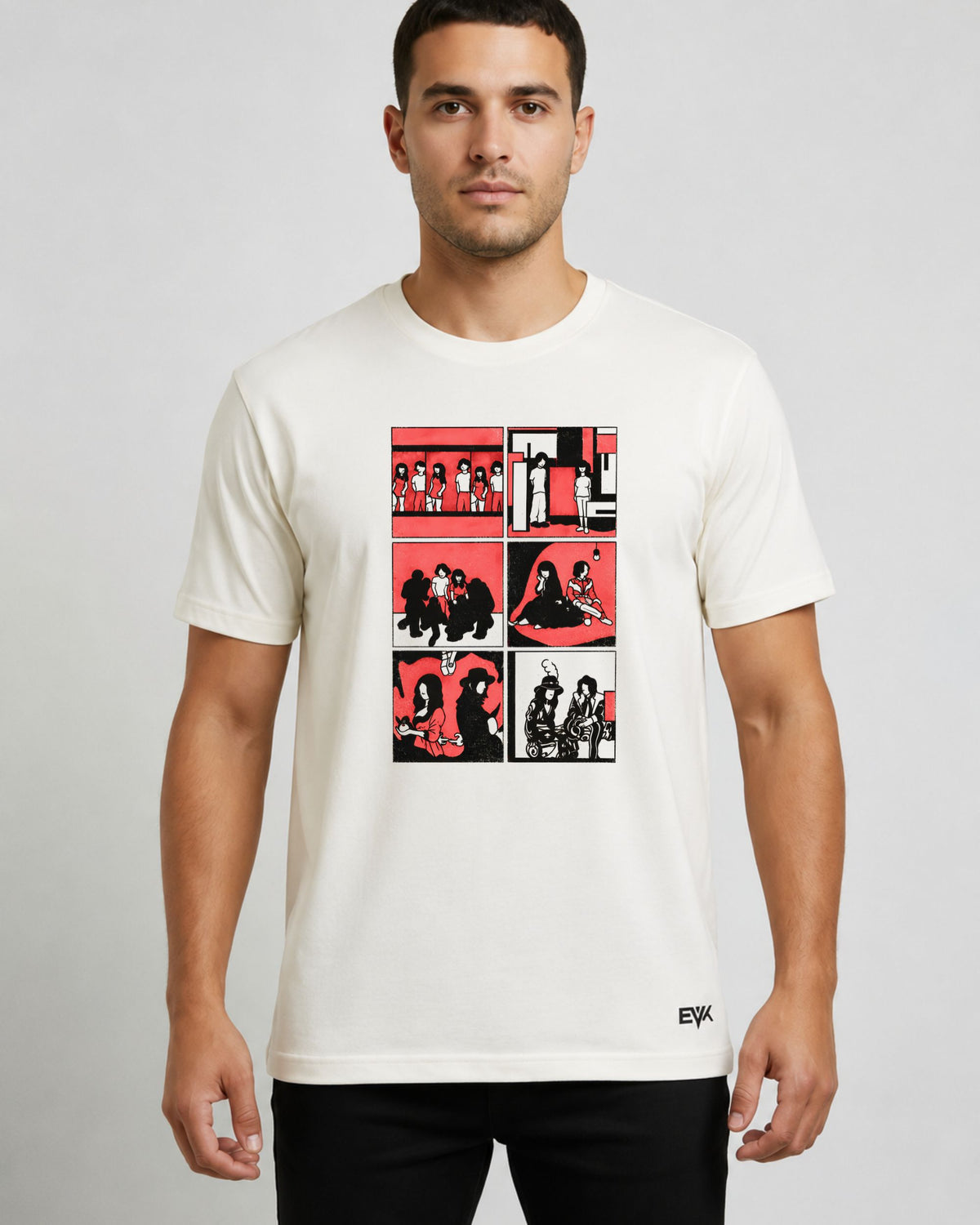 Camiseta Off-White The White Stripes – Videography