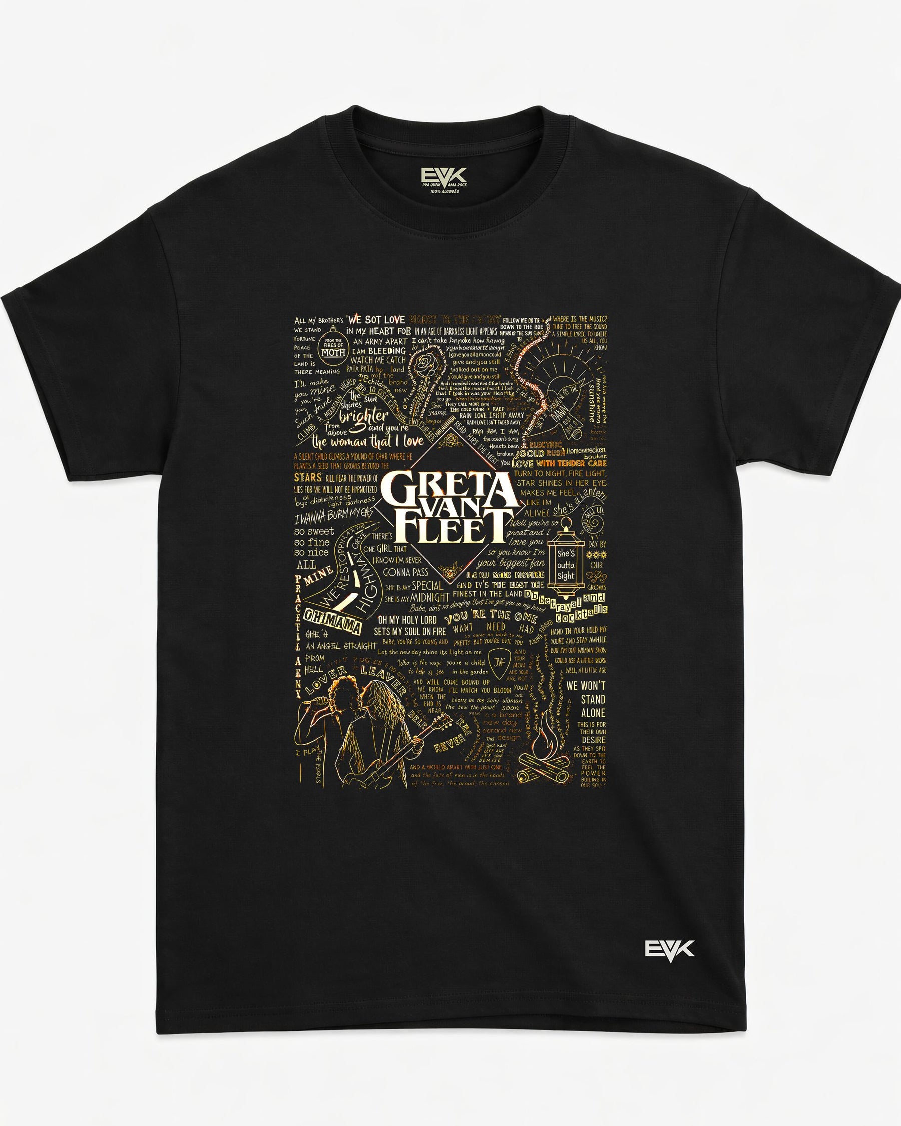 Camiseta Greta Van Fleet – Words